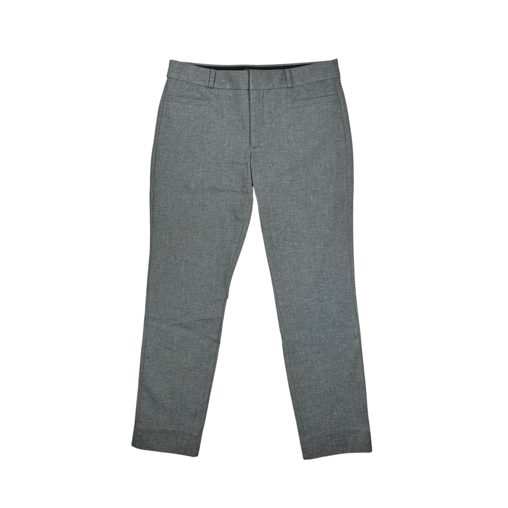 Banana Republic Sloan Gray Dress Pants Petite 4 Slim Leg Trousers Office Wear